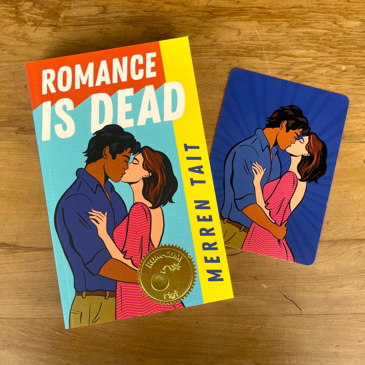 Romance is Dead signed paperback