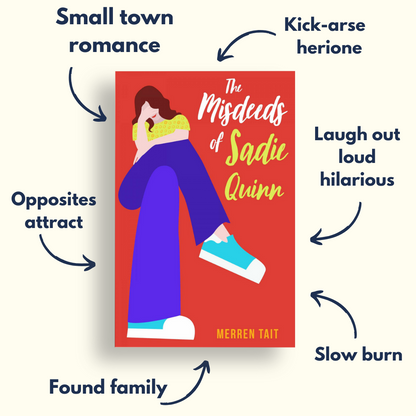 The Misdeeds of Sadie Quinn paperback (NZ ONLY)