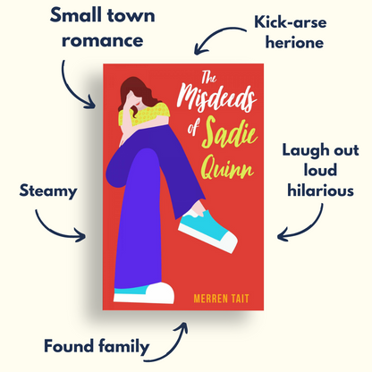 The Misdeeds of Sadie Quinn paperback (THE REST OF THE WORLD)